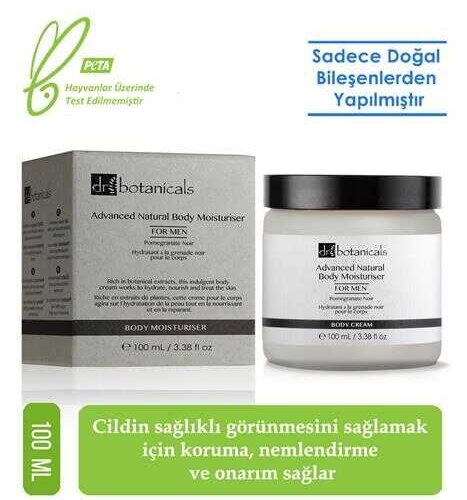 Dr. Botanicals Yoğun Narlı Doğal Vücut Kremi Erkekler İçin 100 ml Fiyatı – Parfüm Mekanı