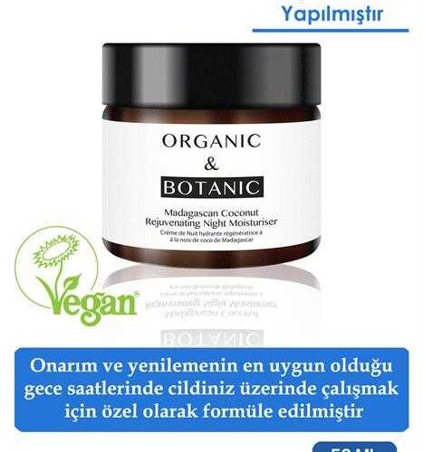 ORGANIC BOTANIC GECE KREMİ GENÇ.MADA.HİN.C.50ml